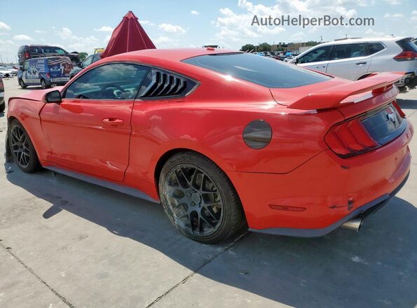 1FA6P8TH0J5118159 2018 FORD MUSTANG Red Trasero izquierdo