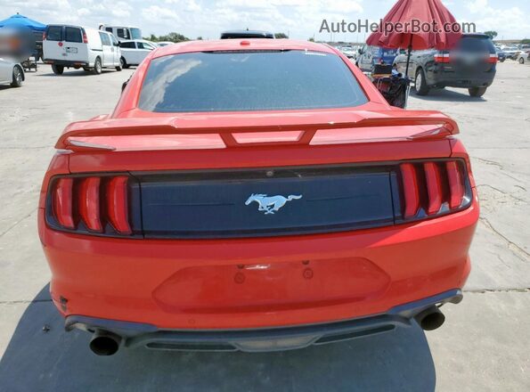 1FA6P8TH0J5118159 2018 FORD MUSTANG Red Vista trasera