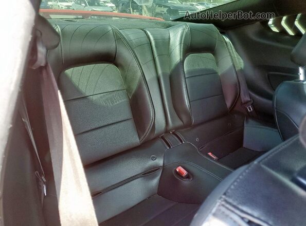 1FA6P8TH0J5118159 2018 FORD MUSTANG Red Vista de los asientos traseros