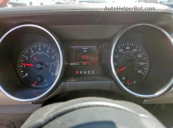1FA6P8TH0J5118159 2018 FORD MUSTANG Red Vista del cuadro de instrumentos