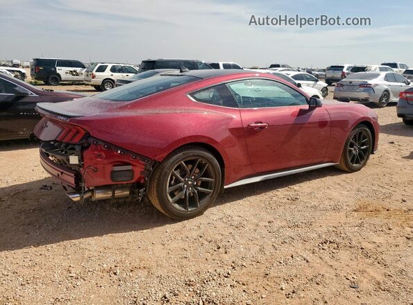 1FA6P8TH2S5116267 2025 FORD MUSTANG Maroon Rear right