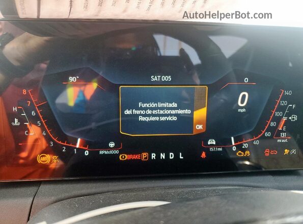 1FA6P8TH2S5116267 2025 FORD MUSTANG Maroon Instrument cluster view