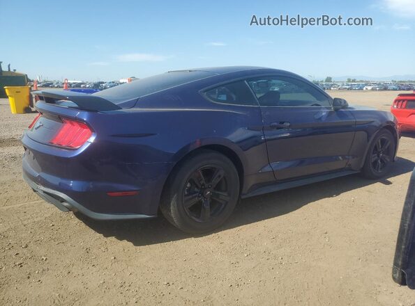 1FA6P8TH7J5119082 2018 FORD MUSTANG Blue Trasero derecho