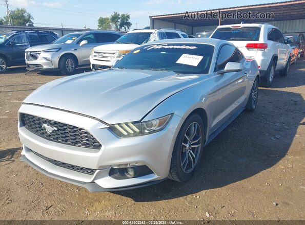 1FA6P8TH8H5226426 2017 FORD MUSTANG Серебряный Передняя левая четверть