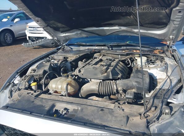 1FA6P8TH8H5226426 2017 FORD MUSTANG Серебряный Вид сзади