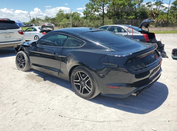 1FA6P8TH8J5162233 2018 FORD MUSTANG Black Trasero izquierdo