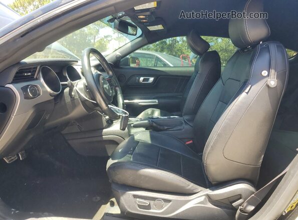 1FA6P8TH8J5162233 2018 FORD MUSTANG Black Vista interior delantera