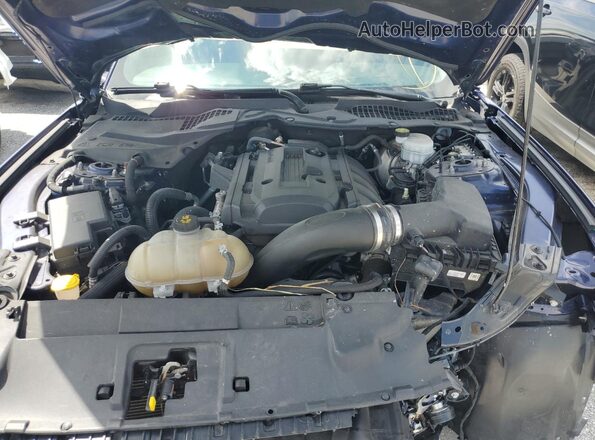 1FA6P8TH9J5171183 2018 FORD MUSTANG Blue Vista interior trasera