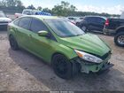2018 Ford Focus Se Green vin: 1FADP3F23JL258509