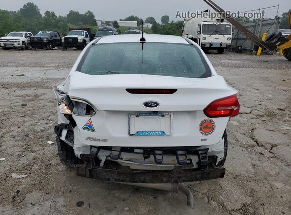 1FADP3F23JL267436 2018 FORD FOCUS White Rear view