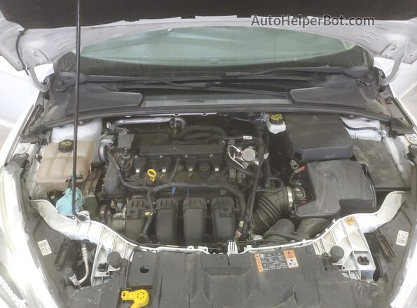 1FADP3F24JL206452 2018 FORD FOCUS Белый Вид задней части салона
