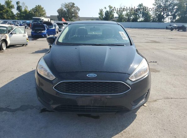 1FADP3F27JL204517 2018 FORD FOCUS Black Вид спереду
