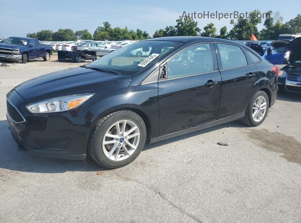 1FADP3F27JL204517 2018 FORD FOCUS Black Передня ліва чверть