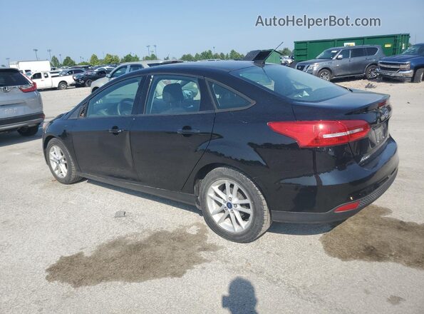 1FADP3F27JL204517 2018 FORD FOCUS Black Задня ліва чверть