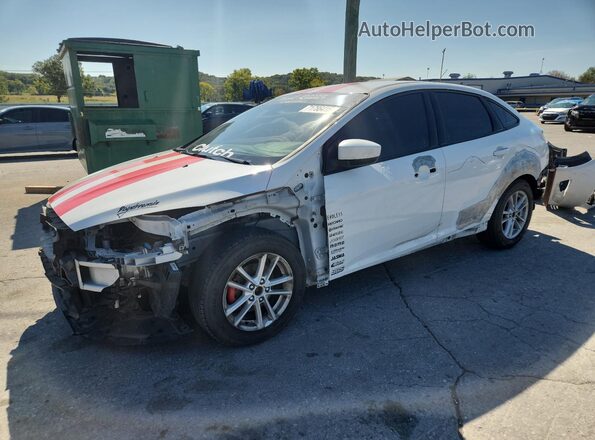 1FADP3F28JL303542 2018 FORD FOCUS White Vista tres cuartos delantera izquierda