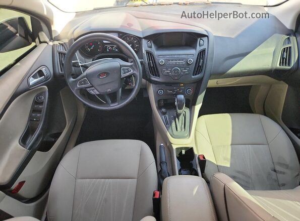 1FADP3F28JL303542 2018 FORD FOCUS White Vista del salpicadero