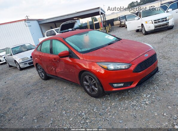 1FADP3F29JL265237 2018 FORD FOCUS Maroon Front right