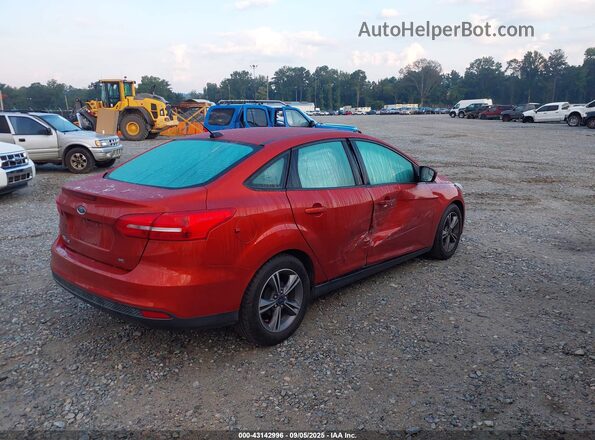 1FADP3F29JL265237 2018 FORD FOCUS Maroon Rear right