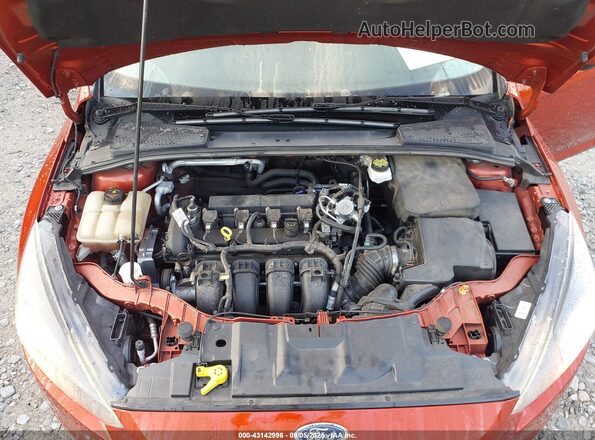 1FADP3F29JL265237 2018 FORD FOCUS Maroon Rear view