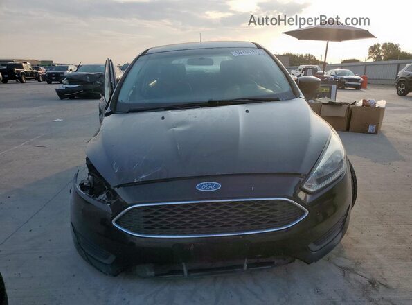 1FADP3K20JL261082 2018 FORD FOCUS Black Front view