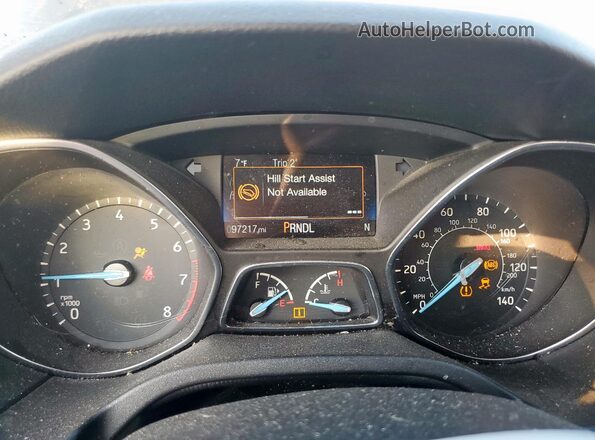 1FADP3K20JL261082 2018 FORD FOCUS Black Instrument cluster view