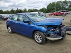 2018 Ford Focus Se Синий vin: 1FADP3K2XJL298379