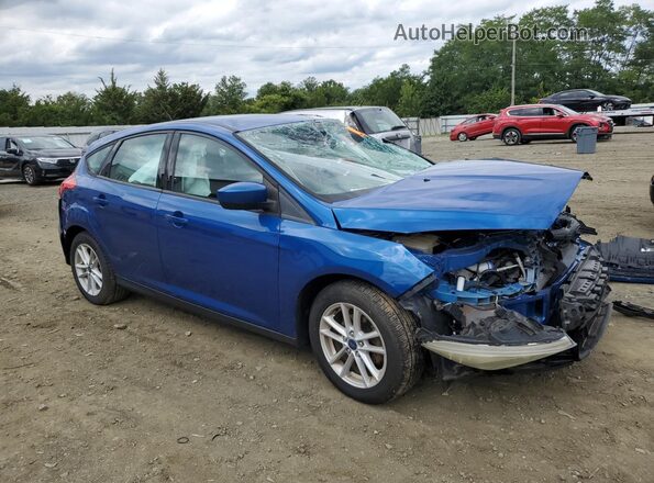 1FADP3K2XJL298379 2018 FORD FOCUS Синий Передняя правая четверть