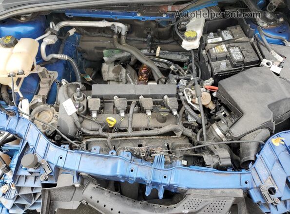 1FADP3K2XJL298379 2018 FORD FOCUS Синий Вид задней части салона