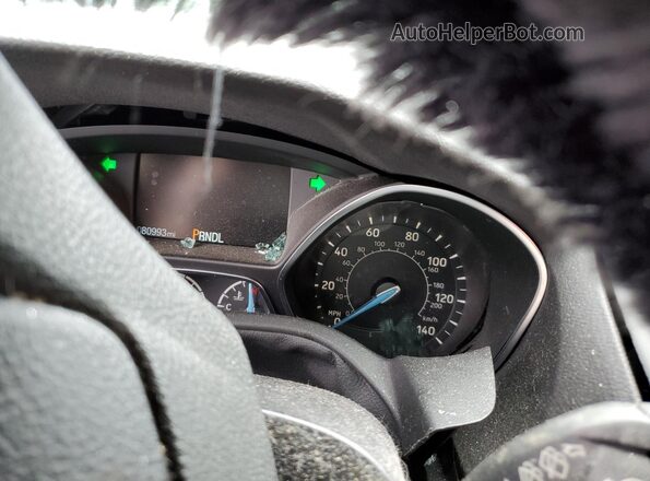 1FADP3K2XJL298379 2018 FORD FOCUS Синий Вид щитка приборов