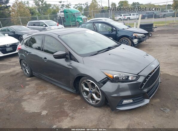 1FADP3L90JL226277 2018 FORD FOCUS ST Серый Передняя правая четверть