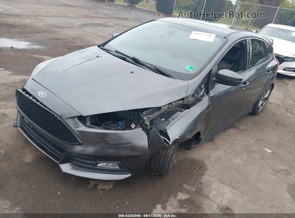 1FADP3L90JL226277 2018 FORD FOCUS ST Серый Передняя левая четверть