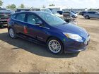 2016 Ford Focus Electric   Blue vin: 1FADP3R43GL363234