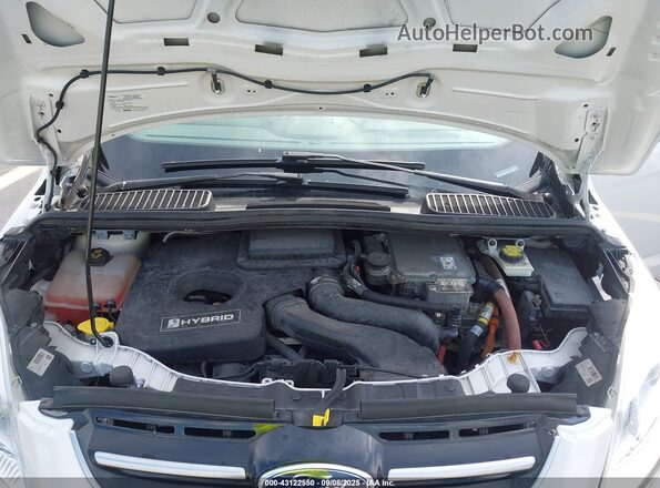 1FADP5AU2JL100151 2018 FORD C-MAX HYBRID White Widok z tyłu