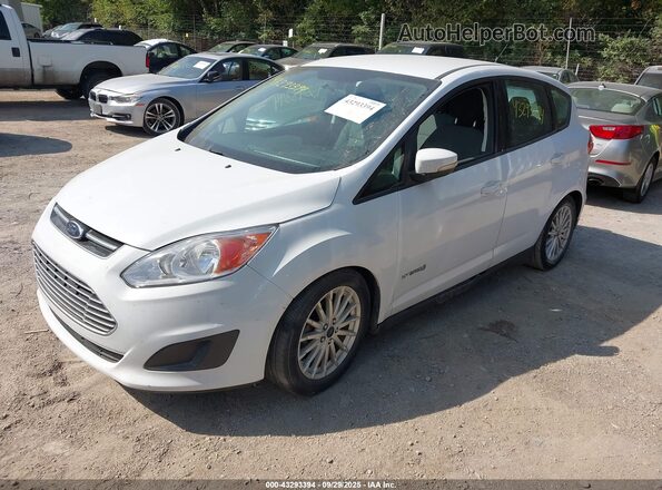 1FADP5AU7GL117116 2016 FORD C-MAX HYBRID White Vista tres cuartos delantera izquierda
