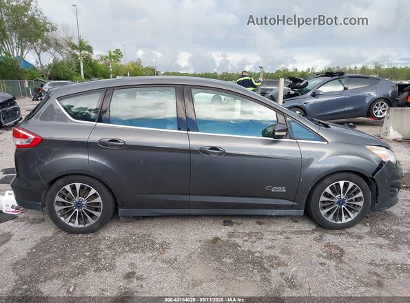 1FADP5FU4HL101336 2017 FORD C-MAX Gray Widok wnętrza z tyłu