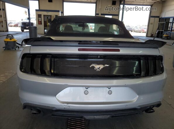 1FATP8UH3J5136012 2018 FORD MUSTANG Silver უკანა ხედი