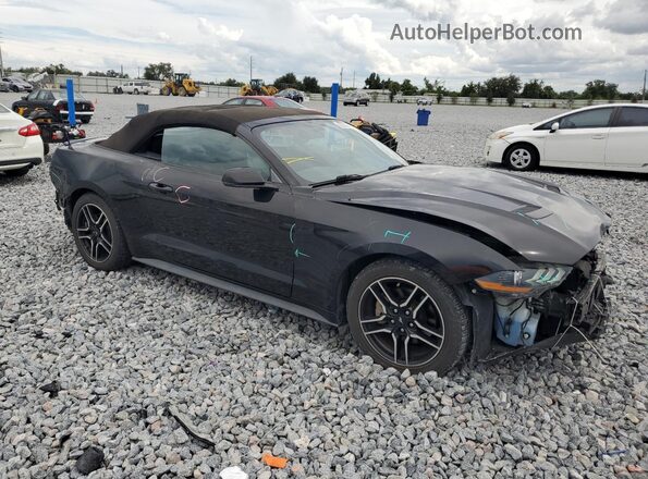1FATP8UH4J5115024 2018 FORD MUSTANG Black Delantero derecho