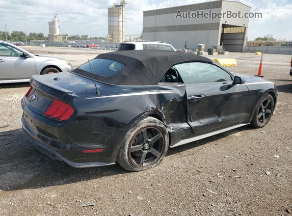 1FATP8UH7K5149993 2019 FORD MUSTANG Черный Задняя правая четверть