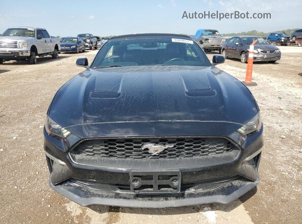 1FATP8UH7K5149993 2019 FORD MUSTANG Черный Вид спереди