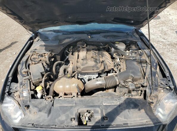 1FATP8UH7K5149993 2019 FORD MUSTANG Черный Вид задней части салона