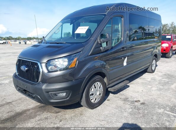 1FBAX2CM9GKA29610 2016 FORD TRANSIT-350 Gray Przód lewy
