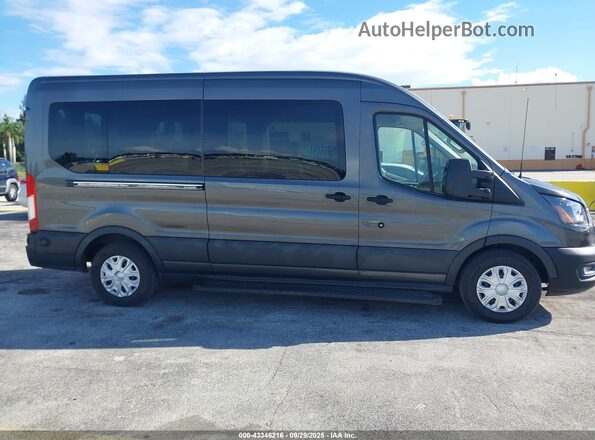 1FBAX2CM9GKA29610 2016 FORD TRANSIT-350 Gray Widok wnętrza z tyłu