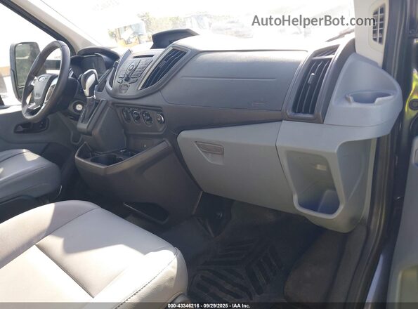 1FBAX2CM9GKA29610 2016 FORD TRANSIT-350 Gray Widok wnętrza z przodu