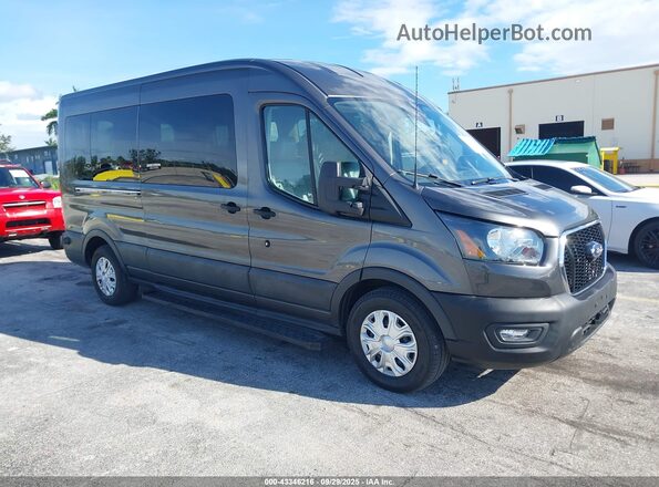 1FBAX2CM9GKA29610 2016 FORD TRANSIT-350 Gray Przód prawy