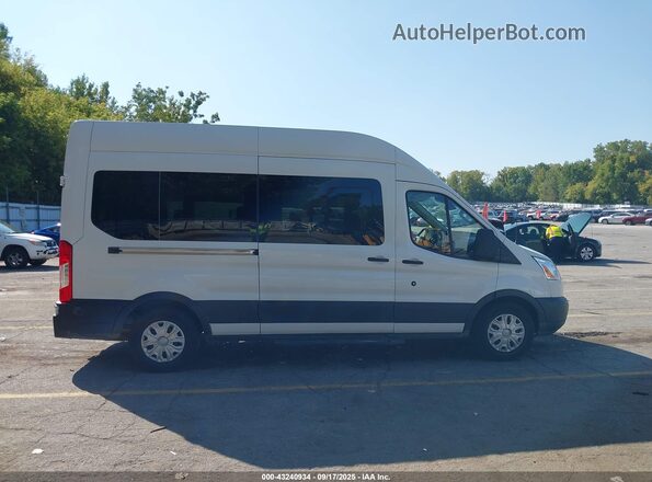 1FBAX2XG5GKA00884 2016 FORD TRANSIT-350 White Widok wnętrza z tyłu