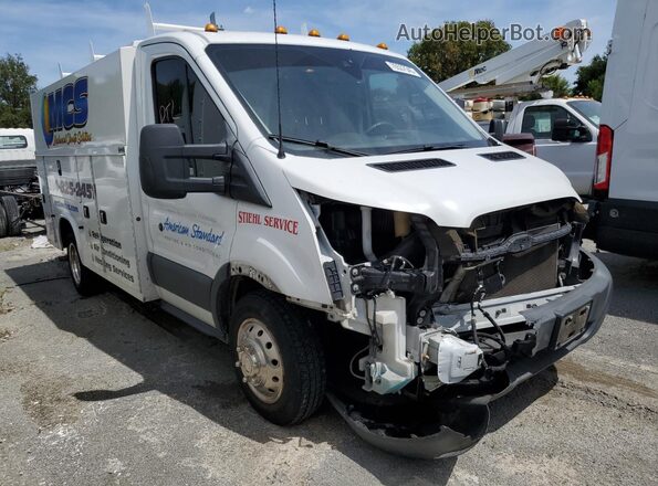 1FDBF6PM6JKA57419 2018 FORD TRANSIT White Front right