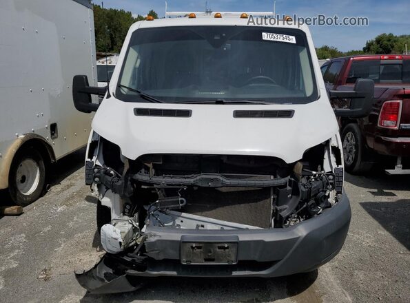 1FDBF6PM6JKA57419 2018 FORD TRANSIT White Front view