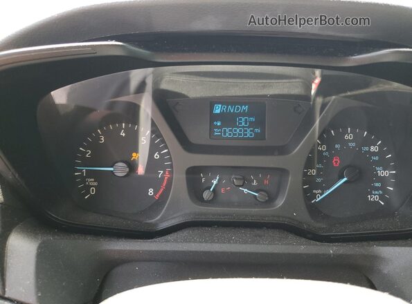1FDBF6PM6JKA57419 2018 FORD TRANSIT White Instrument cluster view