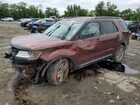 2018 Ford Explorer Xlt Burgundy vin: 1FM5K7D86JGA35929