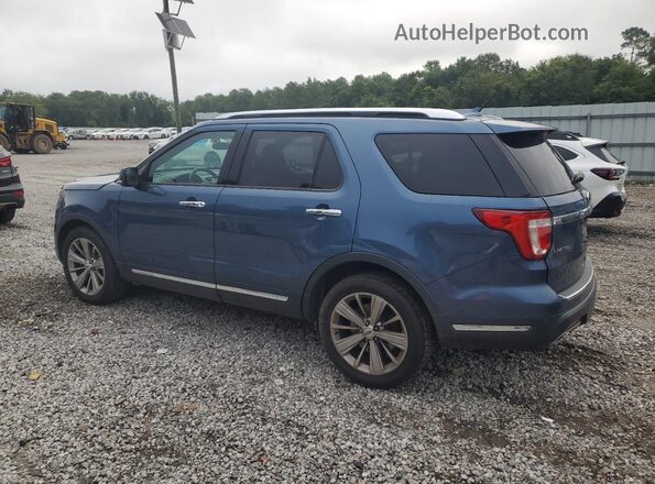 1FM5K7F80JGA28309 2018 FORD FORD EXPLORER Blue Задня ліва чверть
